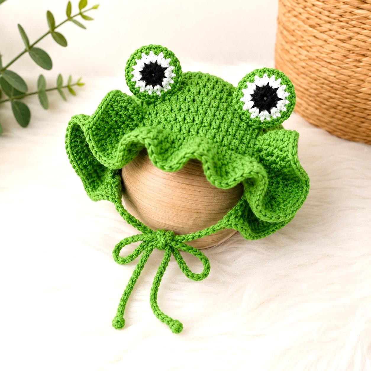 Frog Hat Crochet Pattern for Cats & Dogs PDF, 4 Languages, Cute Pet ...