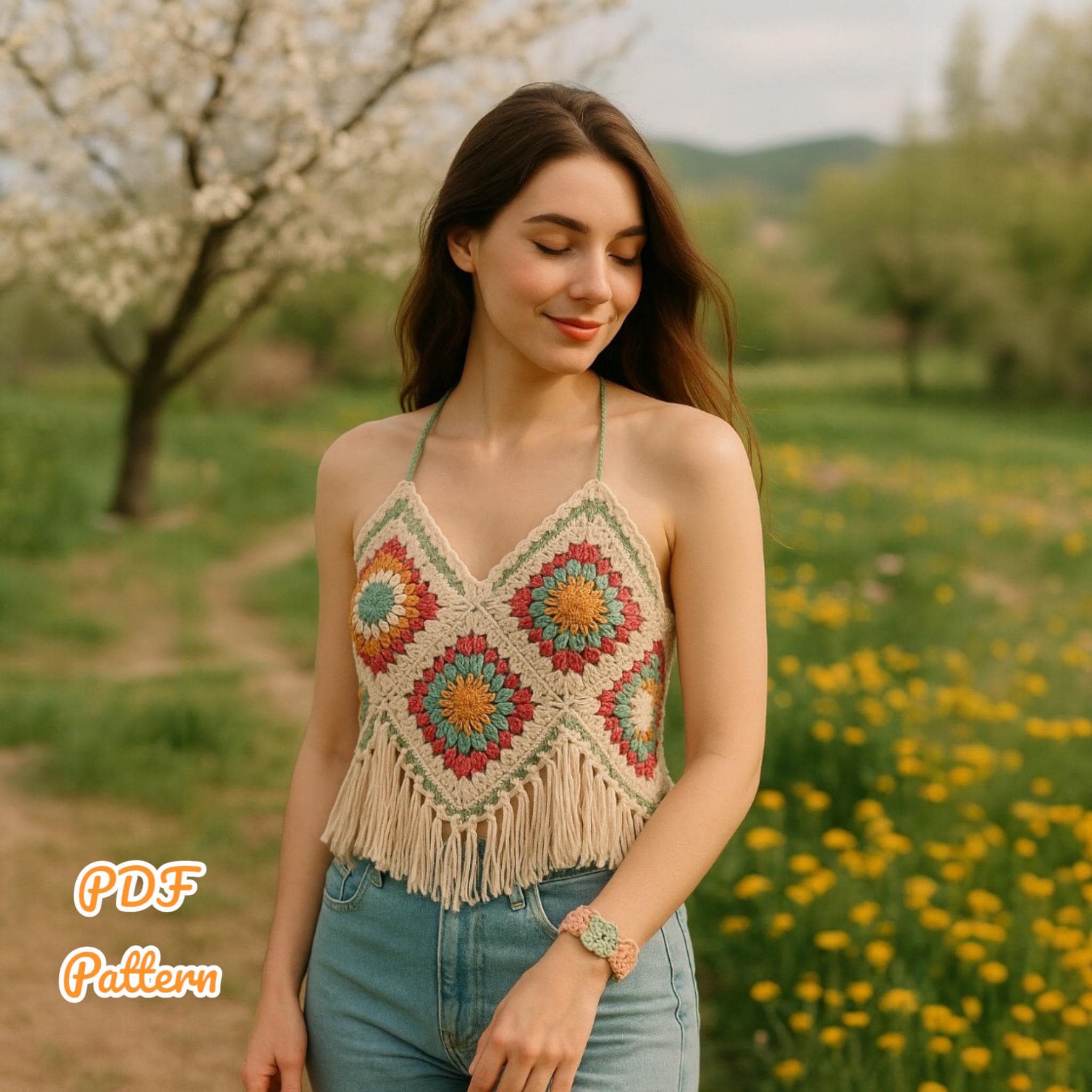 無料配送 ◆ BOHEMSEO◆ HALTER TIED TOP Bohemian Halter Top - Etsy