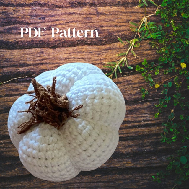 Easy Amigurumi Garlic Pattern, PDF Pattern of Garlic, Pattern of Amigurumi Vegetable, Crochet