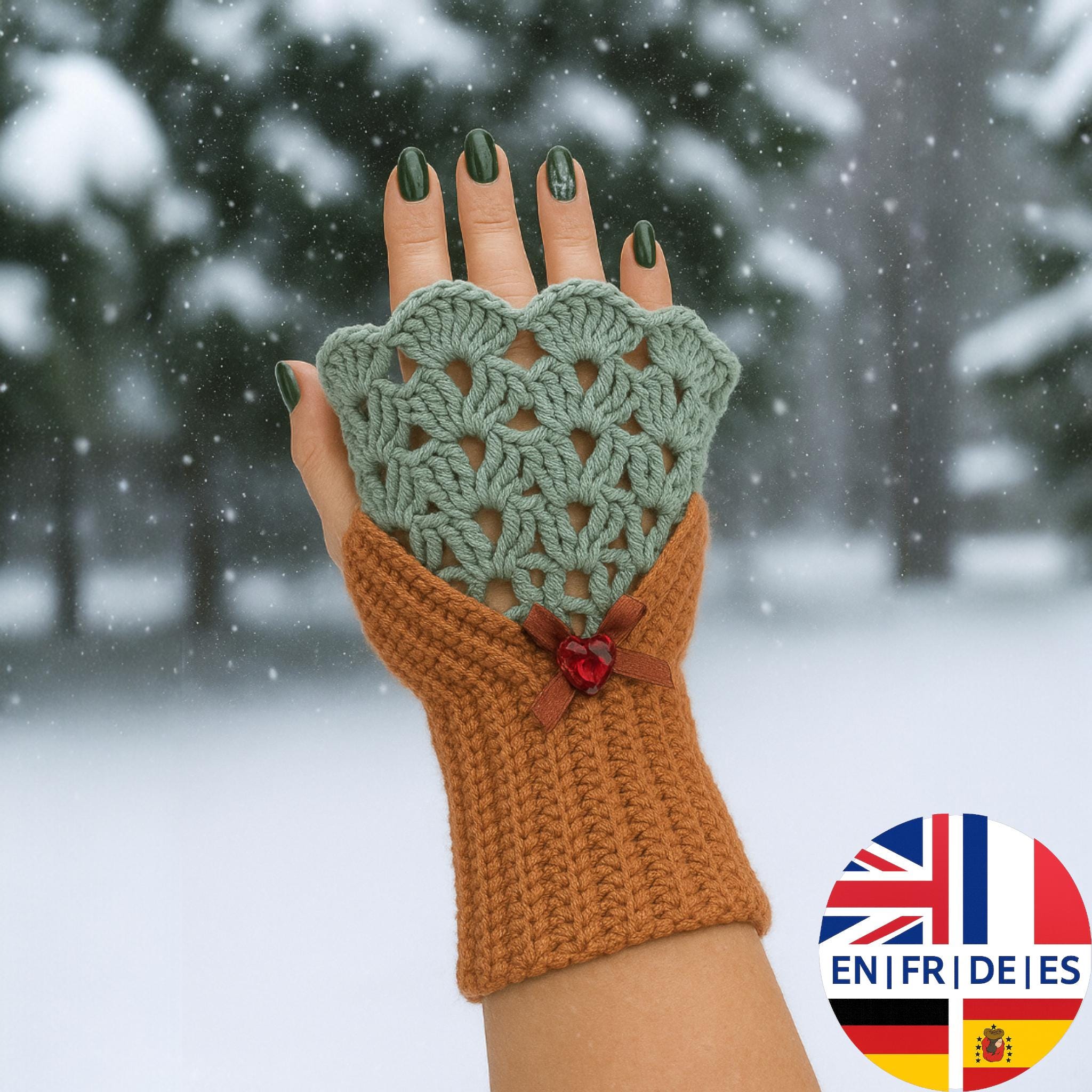 Gants En Dentelle De Tulle Blanc à Pois De Style Vintage - France