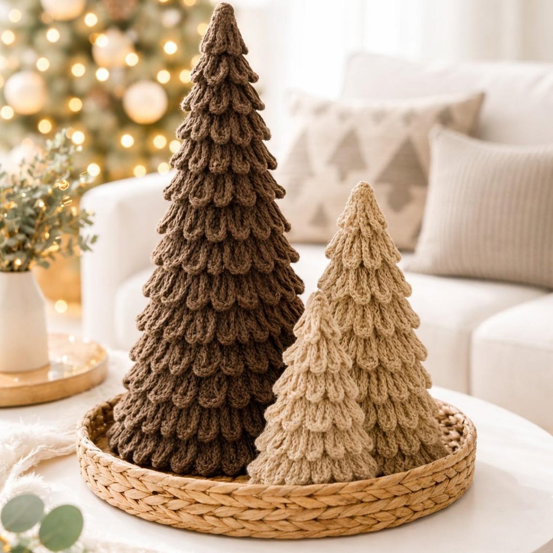 Loopy Tree Crochet Loopy Christmas Tree Pattern – Crochet Loop Stitch Tree Pattern ...