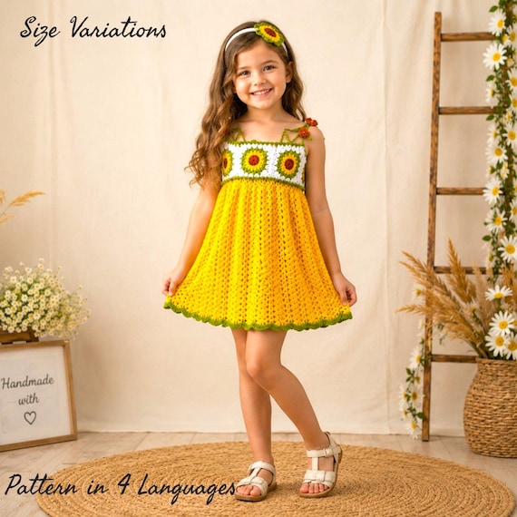 crochet dress pattern pdf Crochet Dress PDF pattern + Video Tutorial