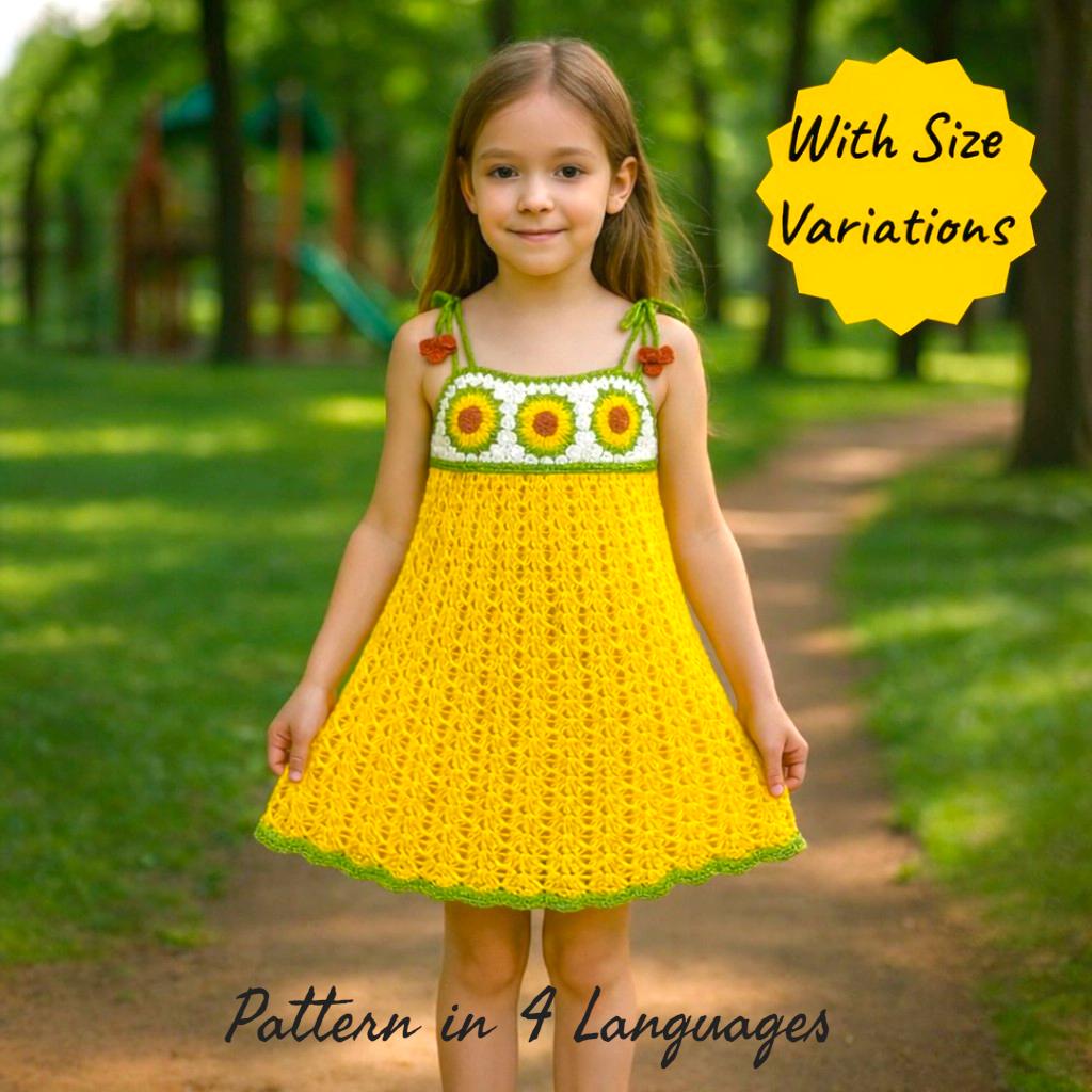 white christmas dresses Sunflower Shine Baby/Kids Dress 4-5 Years