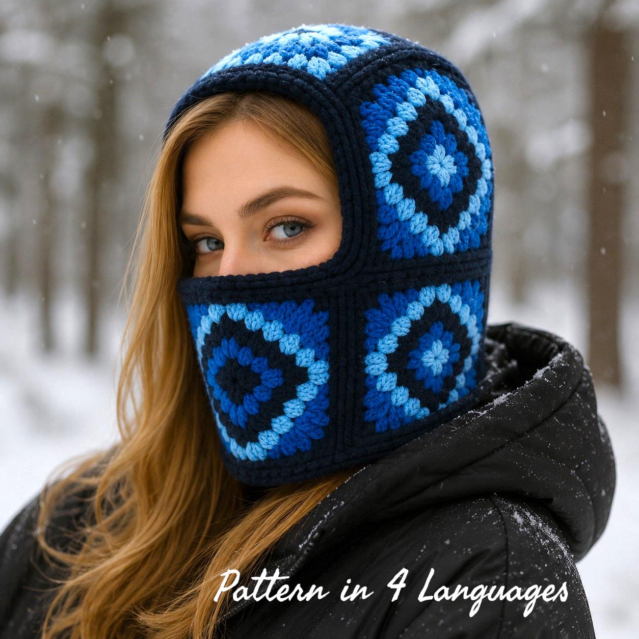 30 Ski Mask Crochet Patterns for Winter Warmth, Costume Play, and Statement Style 30 Granny Square Balaclava Crochet Pattern Bundle