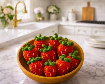 イチゴのあみぐるみ編み図 – 食べ物・果物（PDFパターン） - Etsy 日本