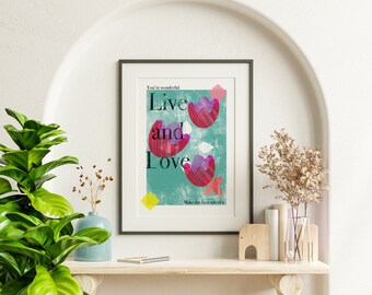 Wonderful home wall lifestyle poster for beautiful home 3 set