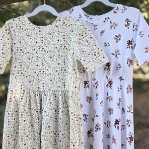 midi organic cotton dress children Organic Pointelle Jersey Maddie Dress