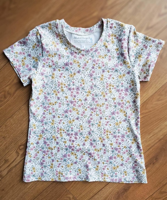 T-shirt Fille Very – Floral Multicolore – 13-14 Ans – Coton Manches Courtes