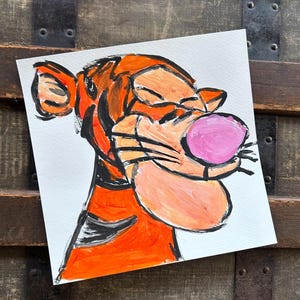 tigger Winnie the Pooh tiger painting