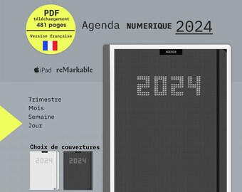 Agenda 2024 reMarkable iPad  en français