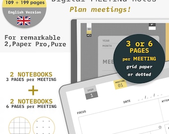 Meeting notes for remarkable, Boox, Kindle