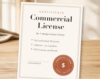 Commercial License for Product of VYCE Design