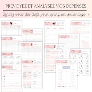 Planner Enveloppes Budget Francais à Imprimer Budget Planner Francais Pack Complet Pages de Garde Enveloppe Budget A6 Suivi Tracker Budget