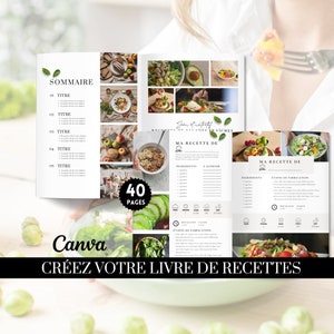 Cookbook, Canva recipe book template, Customizable recipe book, Cooking recipe, Canva template, Cooking recipe