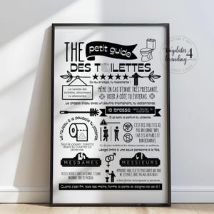 Printable humorous toilet poster, Funny toilet poster, Humorous toilet message poster, Humorous toilet guide