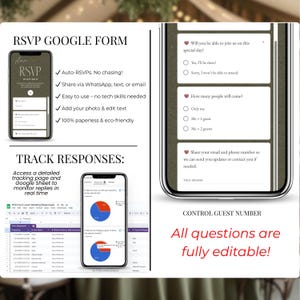 Track wedding RSVP responses Google Sheets, digital wedding invitation with RSVP tracking, Canva wedding website template, manage guest list online, wedding RSVP form analytics, paperless wedding invite system