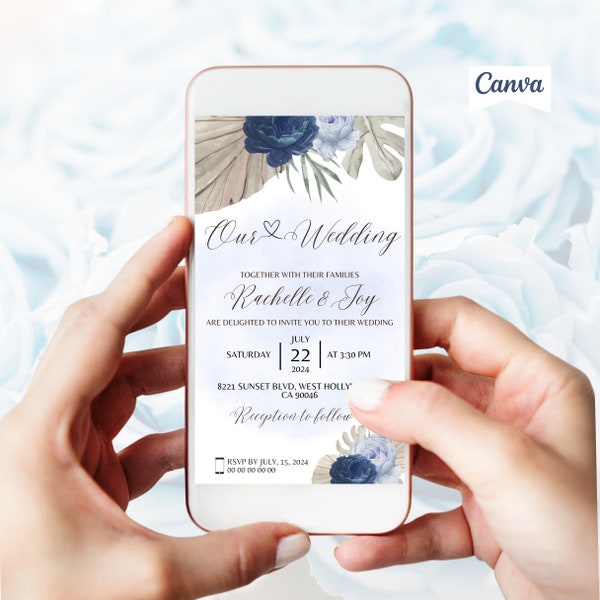 Invitation de mariage, VIDEO invitation de mariage électronique, invitation digitale, faire-part mariage, carte de mariage