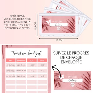 Planner Enveloppes Budget Francais à Imprimer Budget Planner Francais Pack Complet Pages de Garde Enveloppe Budget A6 Suivi Tracker Budget