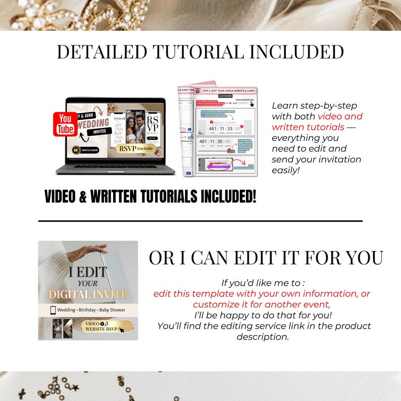 Sage Green Quinceanera Digital Invitation, Editable Template for 15th Birthday, Instant Download Floral Design Sweet 15 Invite RSVP Online image 11