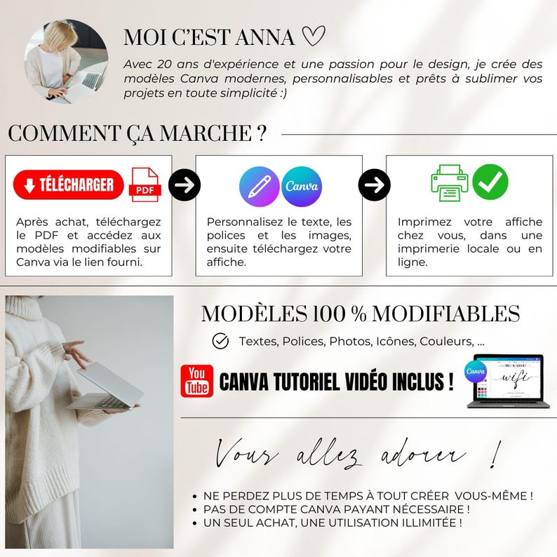 Toilet Poster Do Not Throw Anything Away in French and English A4