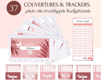 37 Pages de Garde Enveloppes Budget A6 Suivi Tracker Budget Classeur Enveloppes A6, Couvertures et Trackers budget à imprimer