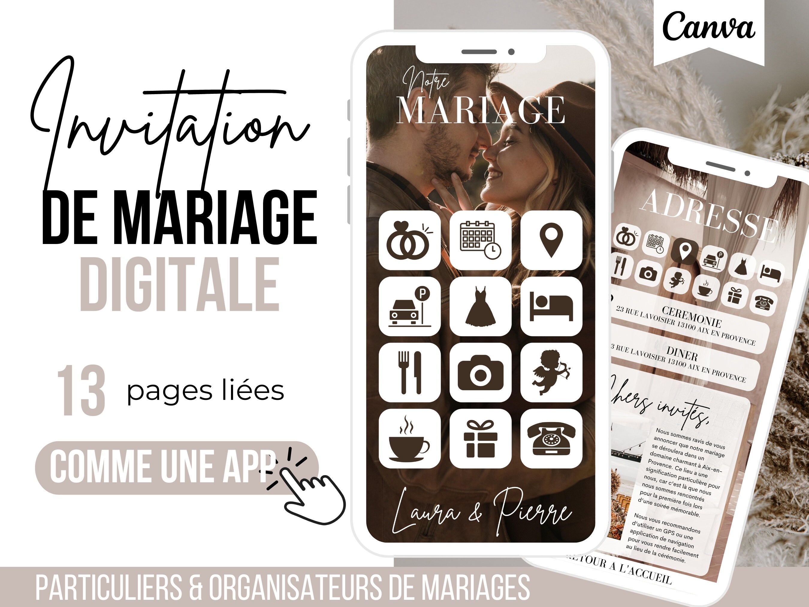 faire part mariage virtuel personnalisé gratuit