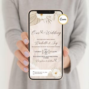 Invitation de mariage, VIDEO invitation de mariage électronique, invitation digitale, faire-part mariage, carte mariage, Wedding Invitation