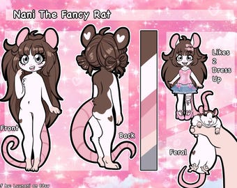 Fursona Reference Sheet Commission | Any Species any Complexity