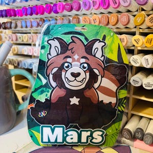 Webkinz Virtual Pet YCH Fursona Badge Commission | Any Species Fan Art | HQ art work Made to order & Shipped | Fursuit Badge image 13