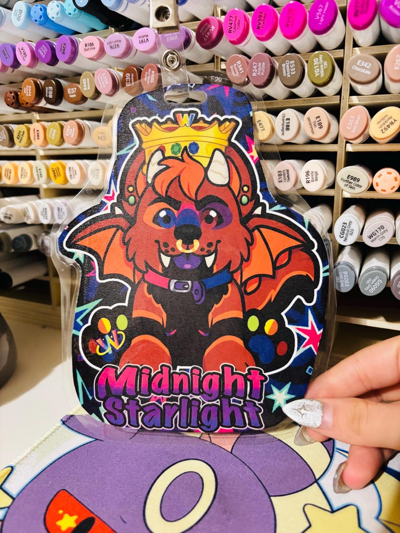 Webkinz Virtual Pet YCH Fursona Badge Commission | Any Species Fan Art | HQ art work Made to order & Shipped | Fursuit Badge image 9