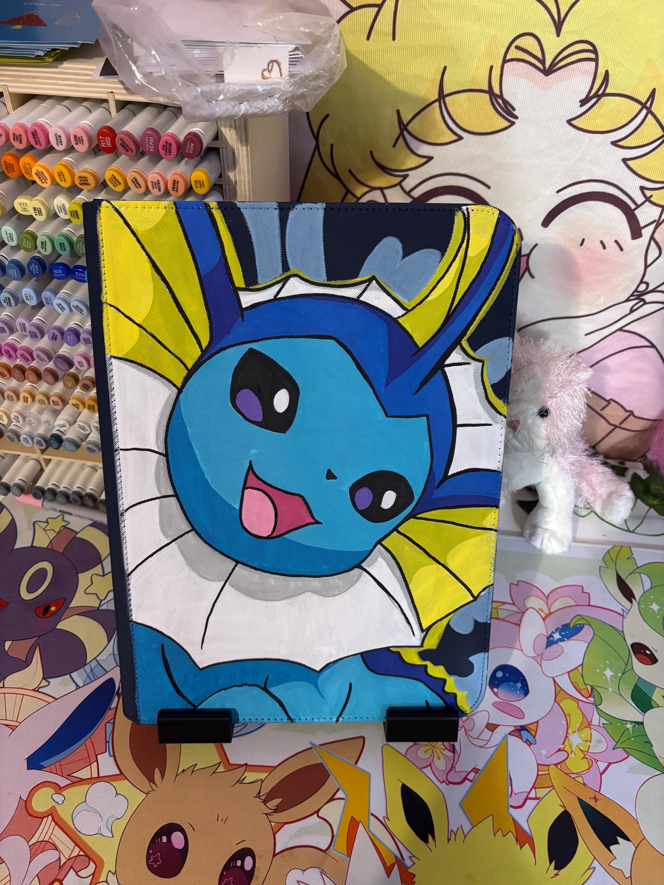 vaporeon card binder Pokemon: Chinese Terastal Gathering CSV9.5C Set Gift Box order now! Pokemon TCG Official Vaporeon 480