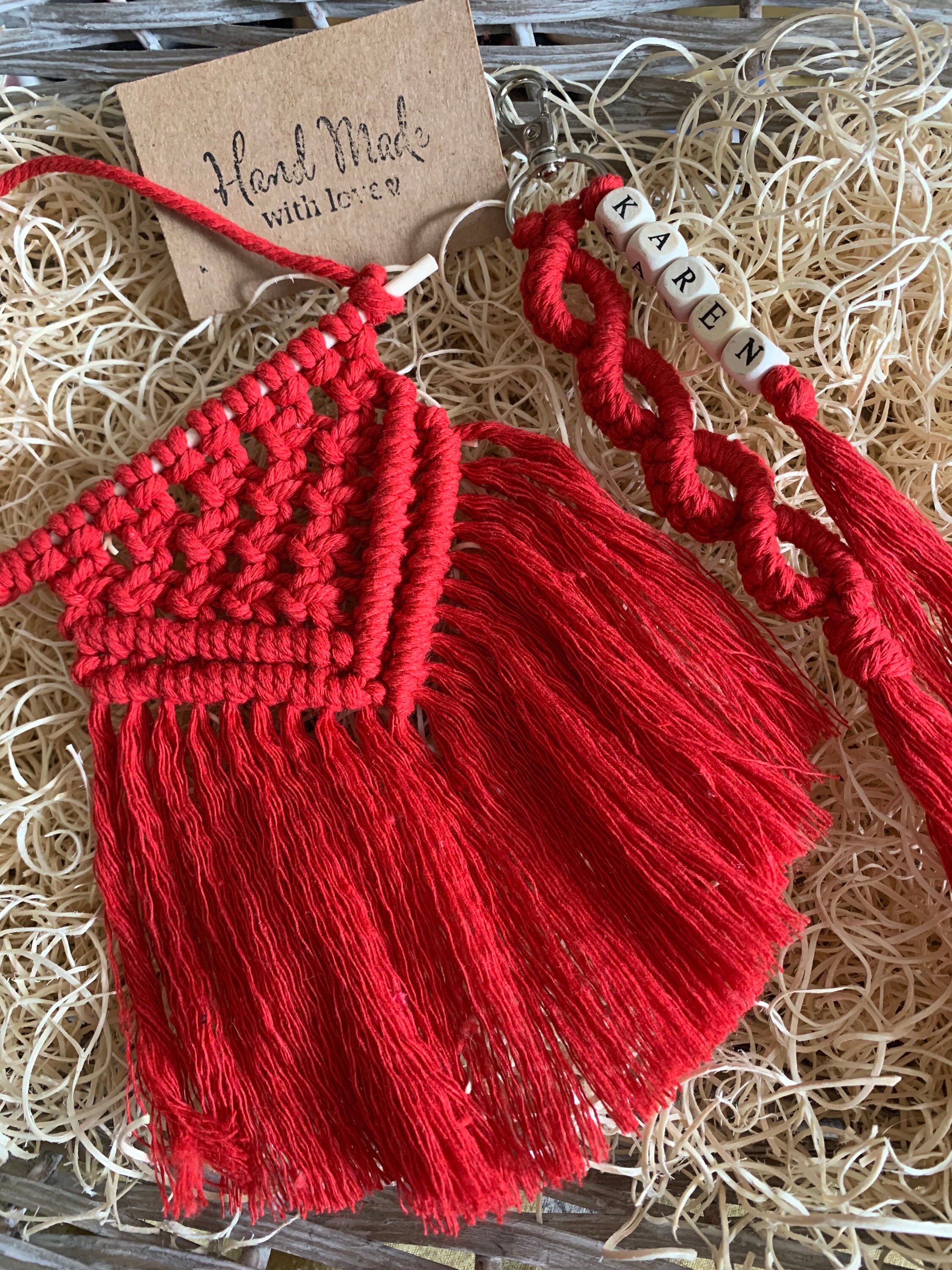 Letter Box Gift letter Box Gift Set Macrame Wall Hanging Personalised