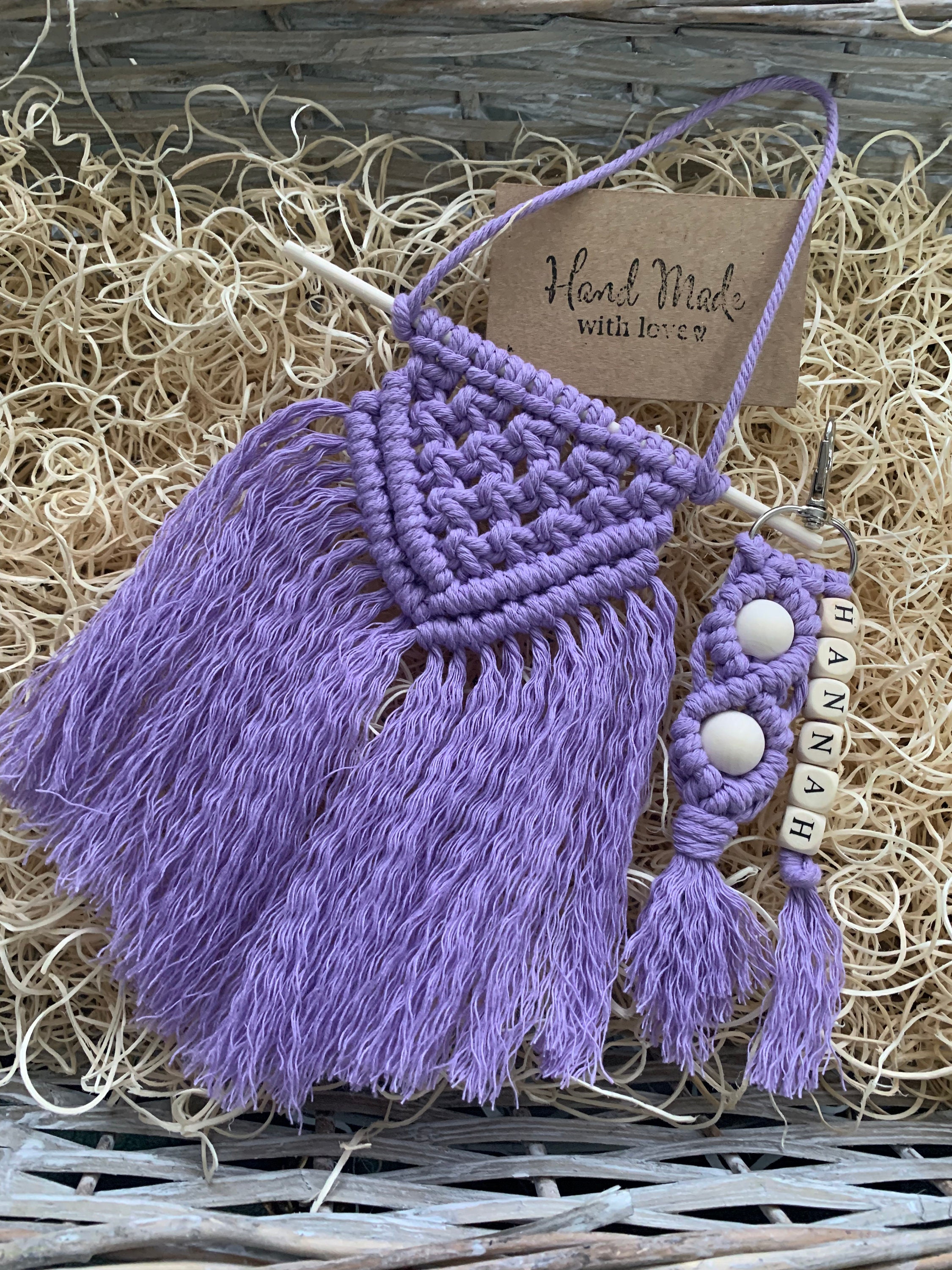 Letter Box Gift letter Box Gift Set Macrame Wall Hanging Personalised