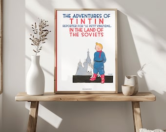 タンタンの冒険 ソビエト大陸をゆく 印刷版 – 1929年 エルジェコミック（デジタルダウンロード）