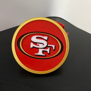 San Francisco 49ers football coaster (set of 4 with a holder)