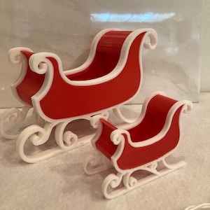 3d Printed Santa&#39;s Sleigh