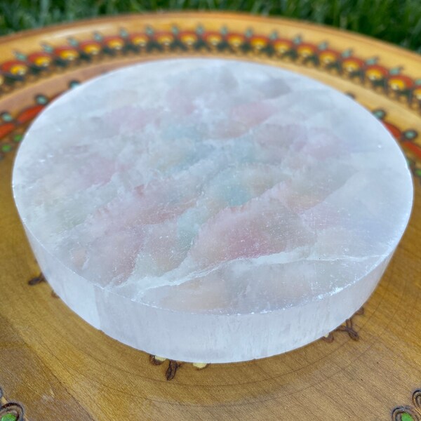 Selenite Charging Plates - 2 Shapes | J&J Crystals and Rocks