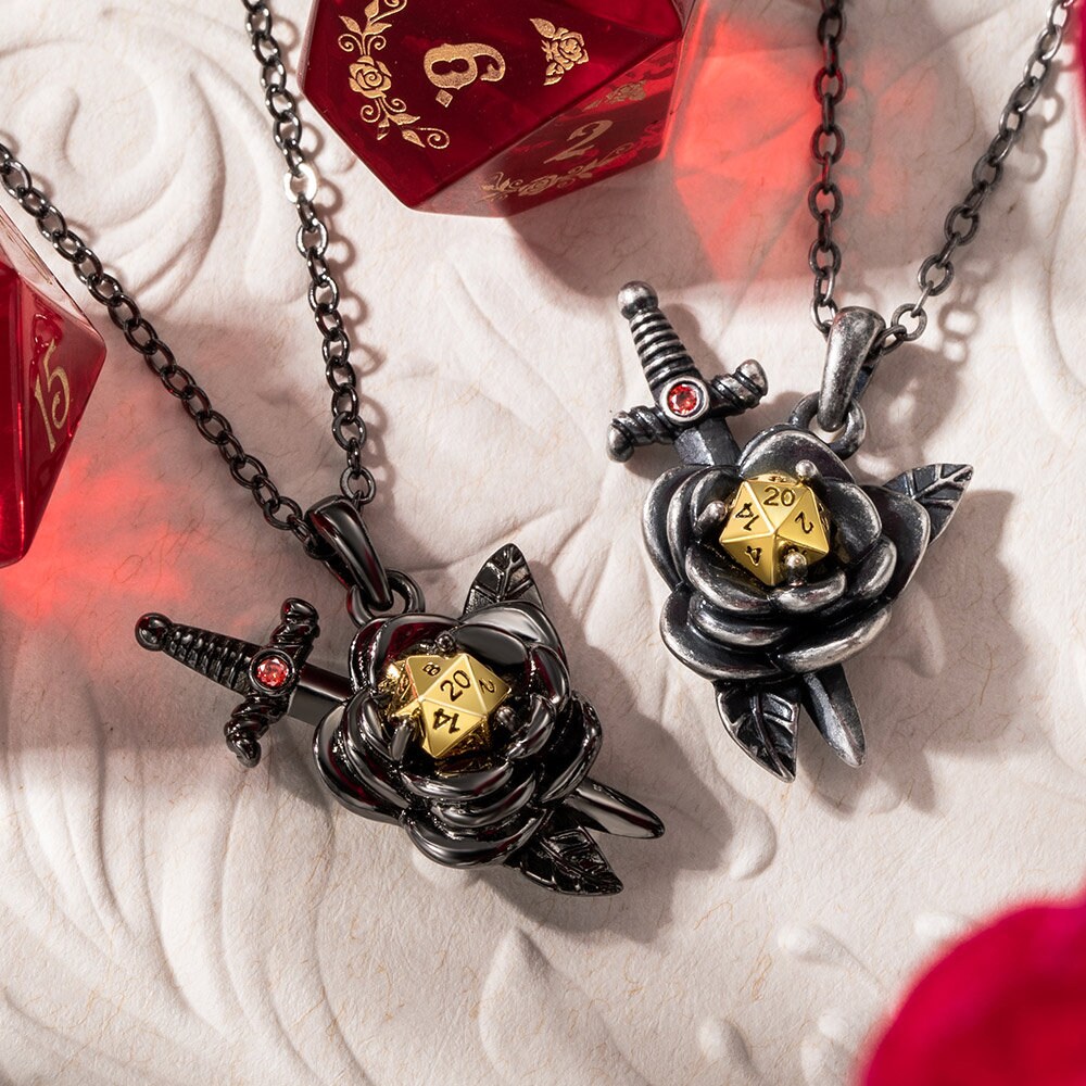 Removable D20 Dice Cage Necklace With Black Suede Leather -  Australia