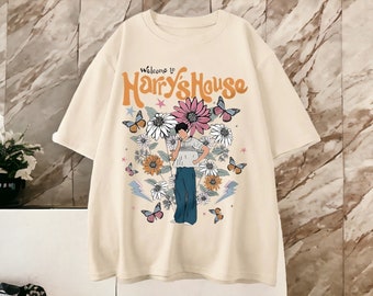 4 kleuren Slice of Life Tee - Zacht katoenen grafisch T-shirt voor dames, Harry's House geïnspireerde casual zomerkleding met manga-stijl ontwerp