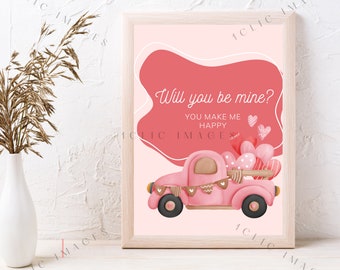 Car Love, Full Love png, Valentines Day png, Happy Valentines png
