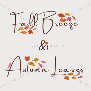 Fall & Autumn SVG, Fall PNG, Digital Download