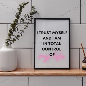 Myself Affirmation/ Inspirational/ Positive/ Daily Affirmation/ Digital Dowload