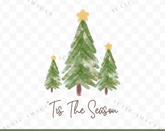 Christmas Png, Boho Christmas Trees Svg Png, Xmas Tre Png, Boho Png, Png For Shirt, Png File For Sublimation, Png File