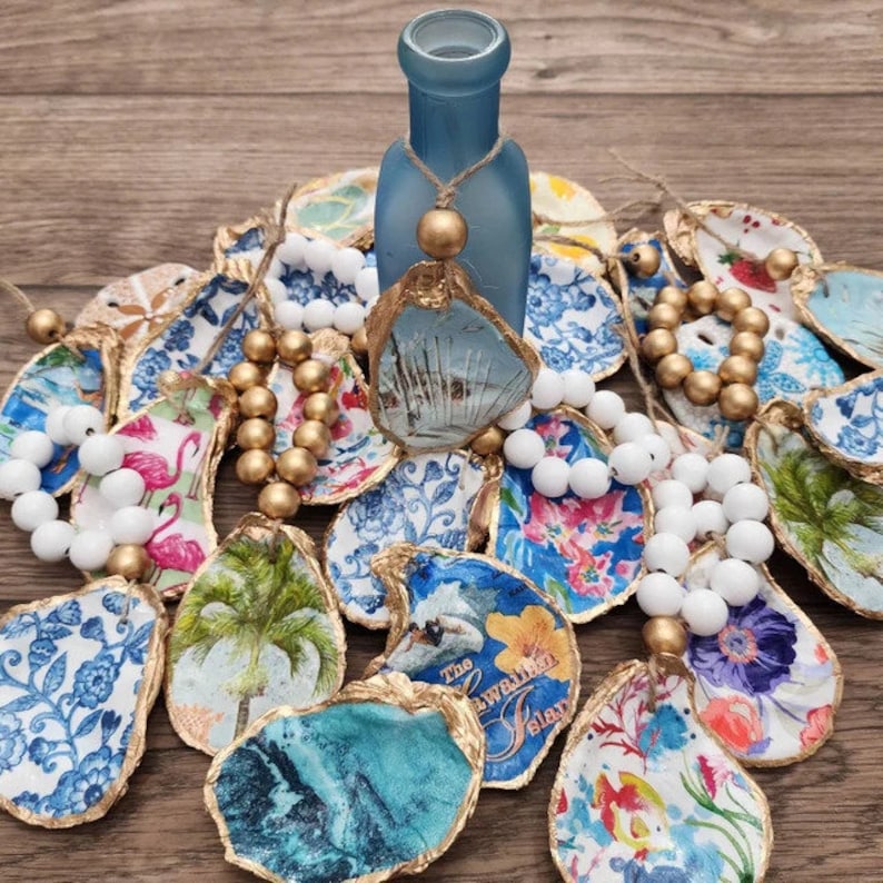 Drilled Oyster Shells – Craft Supplies, Home Decor - Etsy