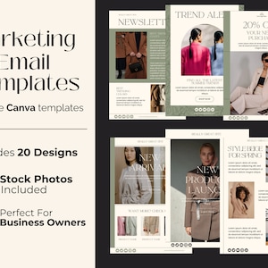 modèles d&#39;e-mail marketing, modèle d&#39;e-mail canva, modèle d&#39;e-mail pour boutique, modèle d&#39;e-mail pour Mailchimp, modèle de newsletter