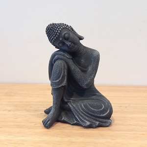 Sitting Buddha Statue - Buddha Monk Statue - Zen Meditation Decor - Zen Buddha Sculpture
