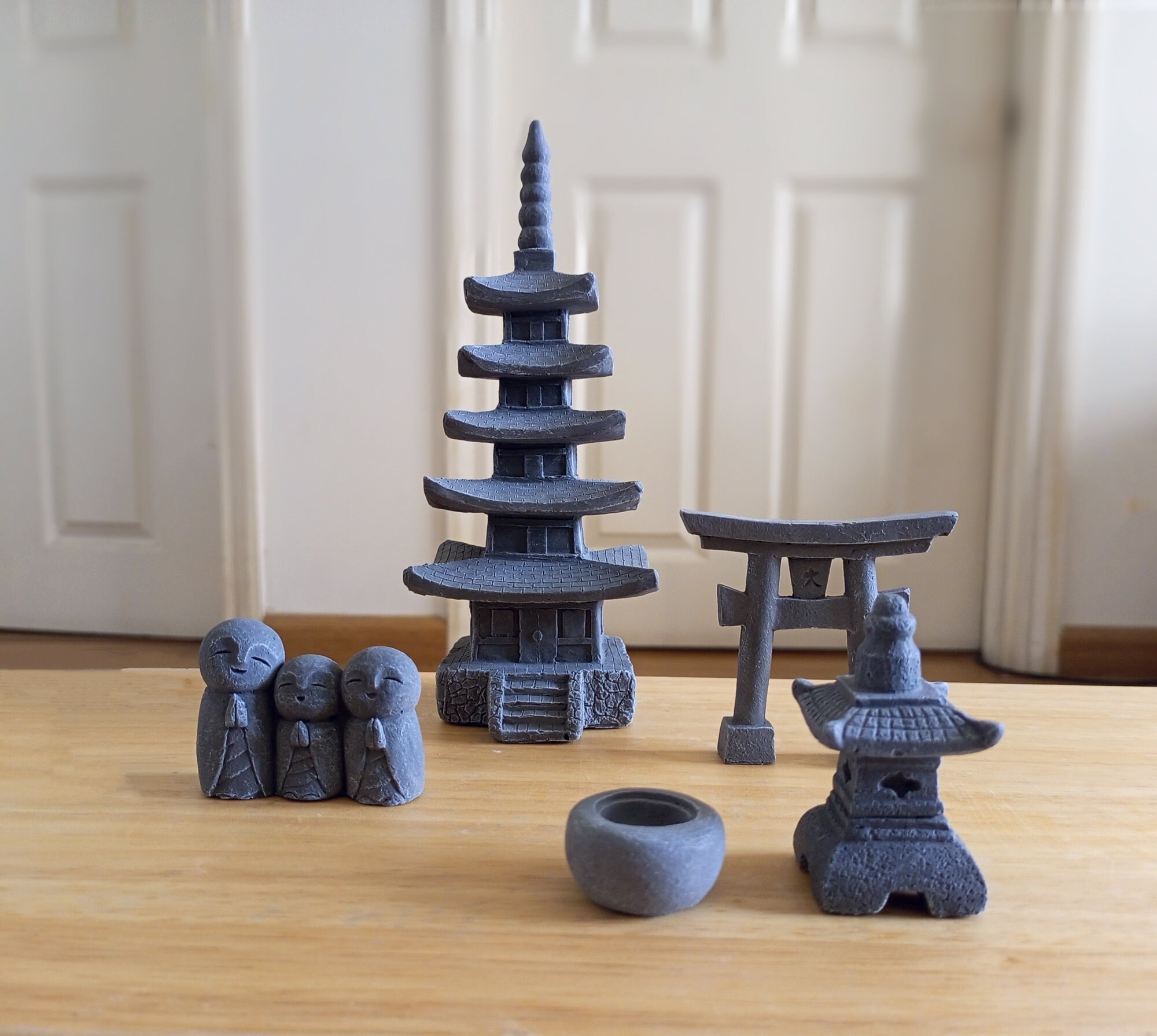 ◇PIERROTS◇PETER STPANG◇手びねり人形◇Meissen◇Ｃ◇ マイセンmeissen 手びねり人形 ピエロ 6体 ショーケース付き