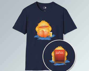 Funny Duck Vacation T-Shirt: Spring Break Humor, Front & Back Print