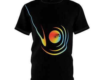 Bowling - Unisex Cut & Sew Tee (AOP) - Black