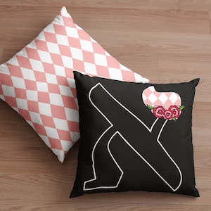 Überwurf Kissen Hebräisch Monogramm Anfangsbuchstabe Jüdisches Geschenk Home Decor